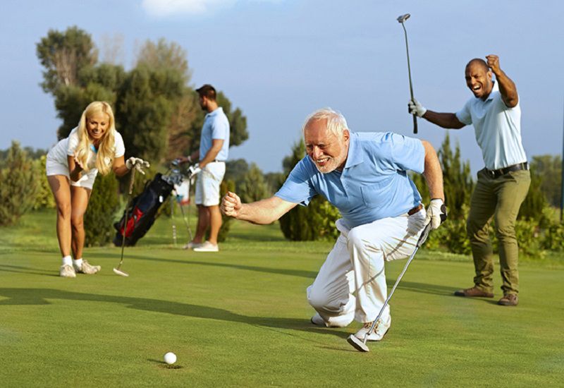Đánh golf còn giúp người chơi giảm căng thẳng, mệt mỏi