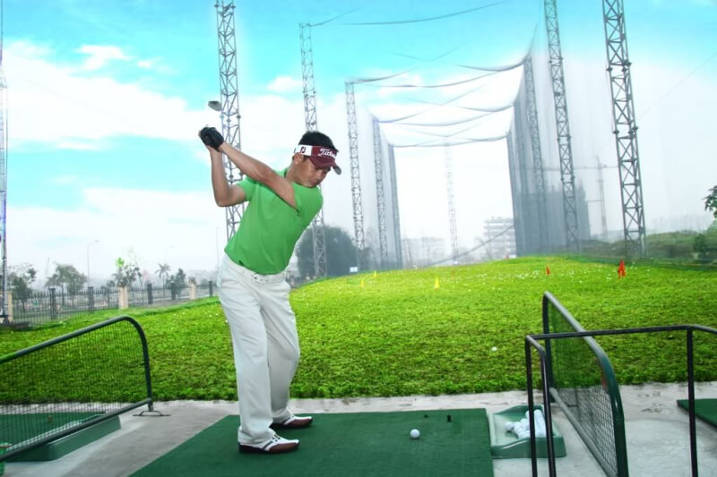 Sân tập là địa điểm yêu thích của golfer Hà Nội và các khu vực lân cận