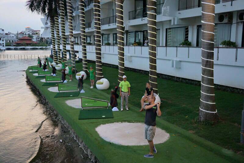 Sân tập golf Hồ Tây ở Hà Nội