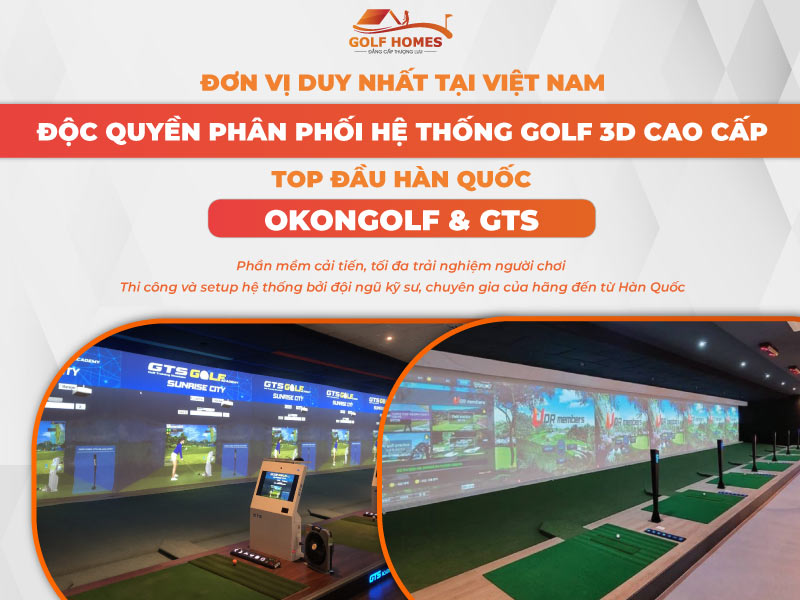 Phần mềm OKONGOLF và GTS được phân phối độc quyền bởi Techgolf Việt Nam