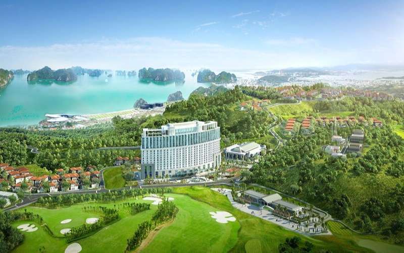 Sân golf Quảng Ninh thừa hưởng tiện ích 5 sao từ khu resort