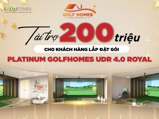 GolfHomes Việt Nam cũng tài trợ HIO trị giá 200 triệu đồng