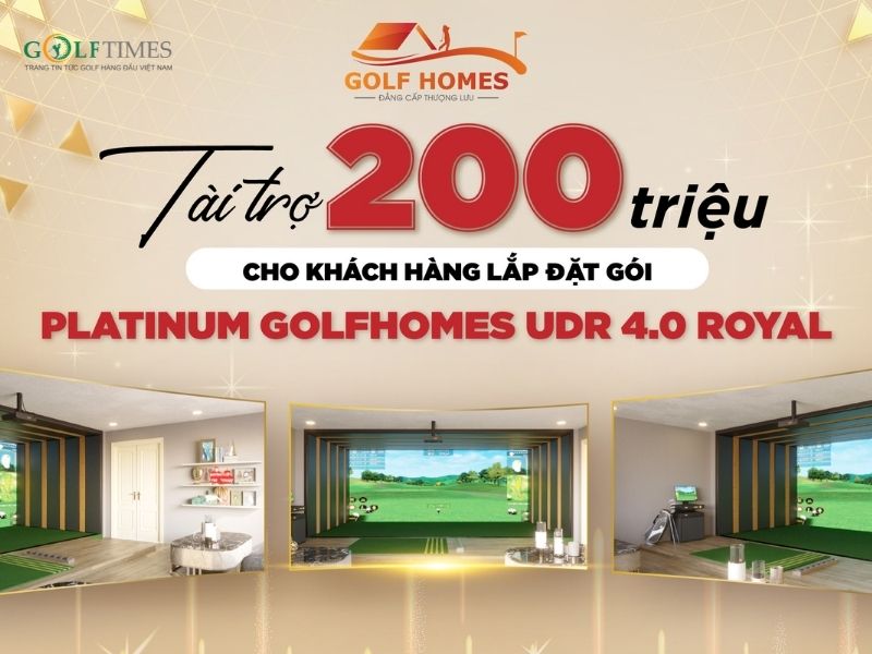 GolfHomes Việt Nam cùng OkOnGolf tài trợ HIO trị giá 200 triệu đồng