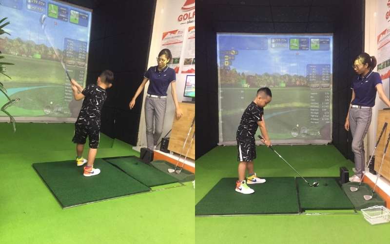 giá trị khi cho bé học đánh golf