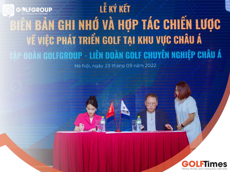Lễ ký kết diễn ra vào ngày 23/9/2022 đúng dịp kỷ niệm 6 năm thành lập Golfgroup