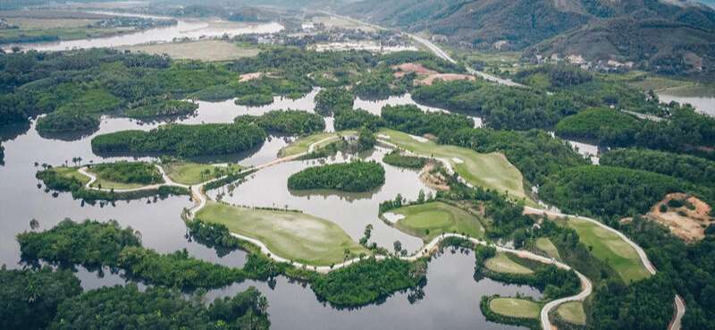 Khung cảnh tự nhiên ấn tượng tại Yen Bai Star Golf