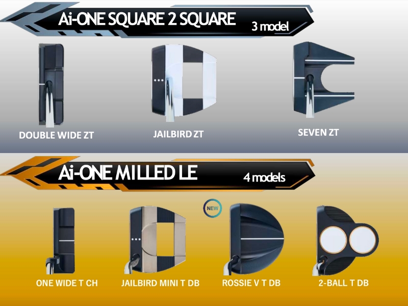 Putter Odyssey dòng Ai-ONE Square 2 Square và dòng Ai-ONE Milled LE