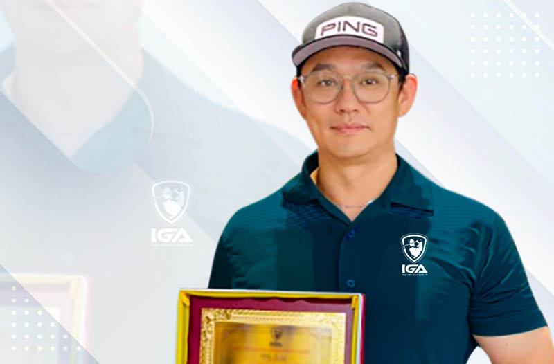 HLV Kim Jae Young có nhiều năm kinh nghiệm giảng dạy trong lĩnh vực golf