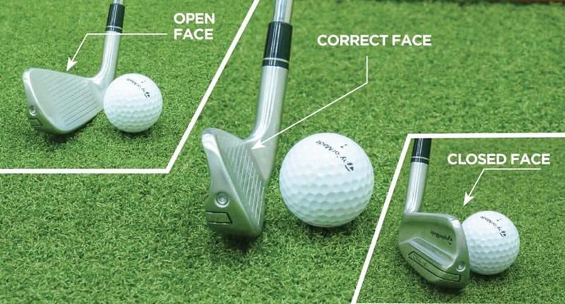 3 kiểu đặt mặt gậy golf cơ bản