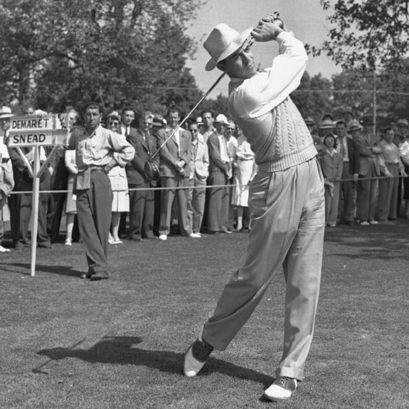 Sam Snead - Tay golf huyền thoại này nổi tiếng với những cú swing mượt mà