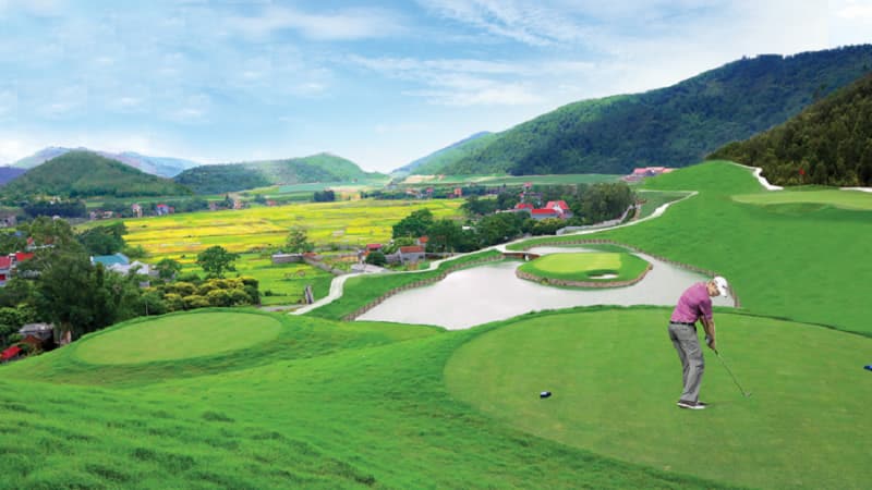 Sân golf Yên Dũng được xây dựng, thiết kế với những ưu điểm nổi bật