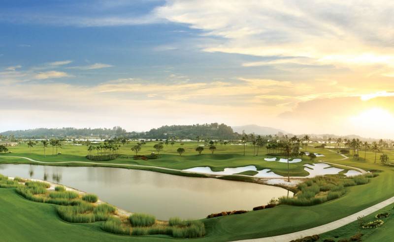 Sân golf Sông Giá Hải Phòng sở hữu vẻ đẹp thiên nhiên hài hòa