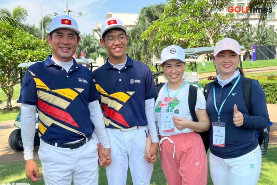 Lê Khánh Hưng và gia đình tại Sea Games 32