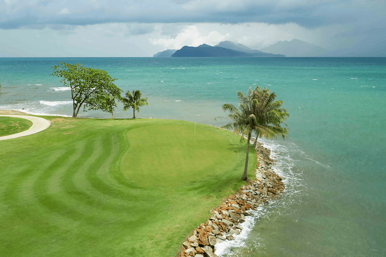 Sân golf ELS Club Teluk Datai được chia thành 3 khu vực chính, bao gồm Rainforest, Ocean và Valley