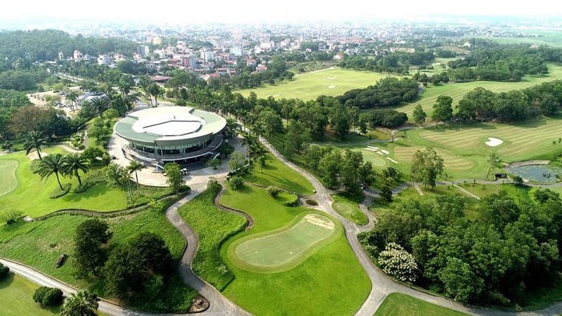 Toàn cảnh sân Golf Chí Linh một trong những sân golf thách thức nhất khu vực phía Bắc 