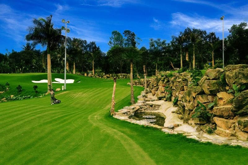 Mặc dù có diện tích "khiêm tốn", nhưng sân golf này vẫn được nhiều golfer yêu thích nhờ chất lượng tốt