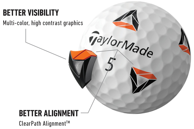 Các mẫu bóng golf của hãng TaylorMade đều có chất lượng vượt trội