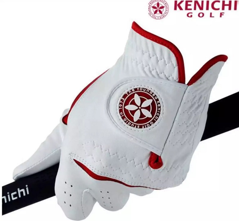 Găng tay golf đến từ hãng Kenichi được làm từ chất liệu da kết hợp với da tổng hợp