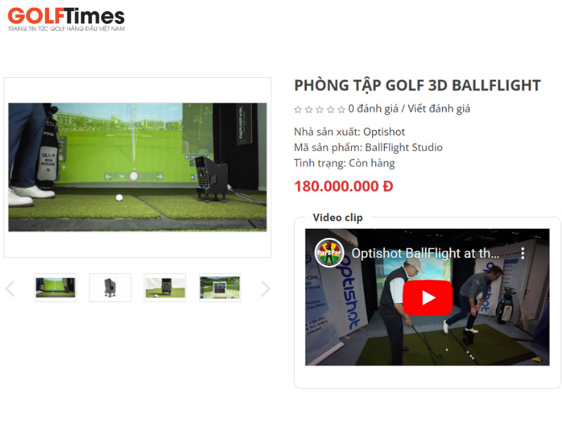Gói lắp đặt phòng golf 3D giá rẻ chỉ từ 180 triệu