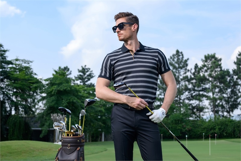 Quần áo golf aristino sử dụng chất liệu cao cấp, bền màu