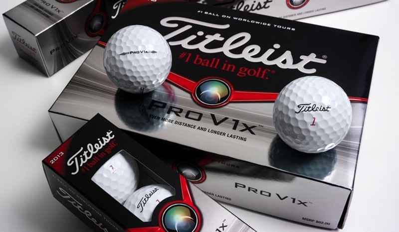 Bóng golf Titleist Pro V1X được ứng dụng công nghệ hiện đại