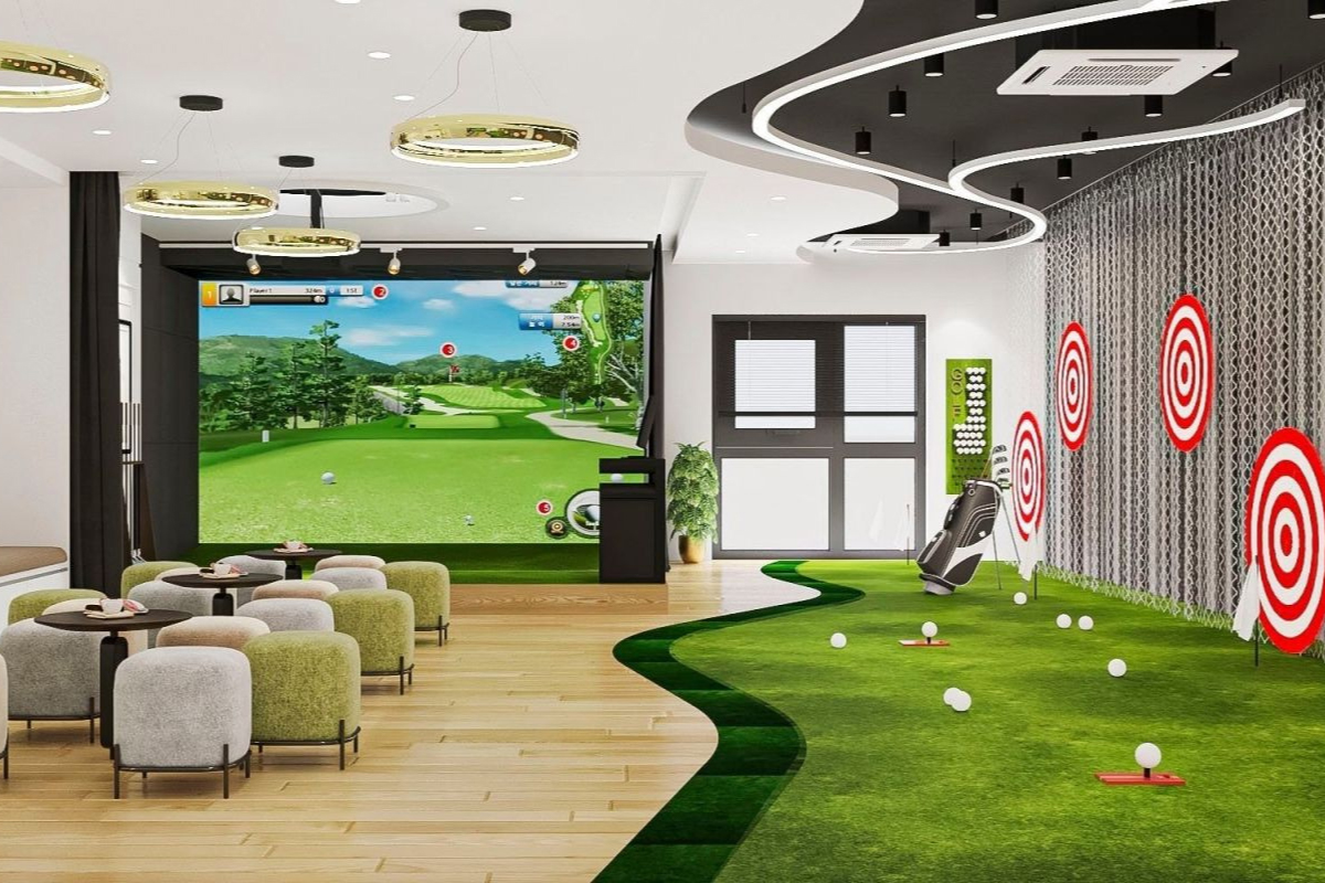 Phòng golf 3D trong doanh nghiệp là chế độ đãi ngộ cao cấp cho đội ngũ nhân sự