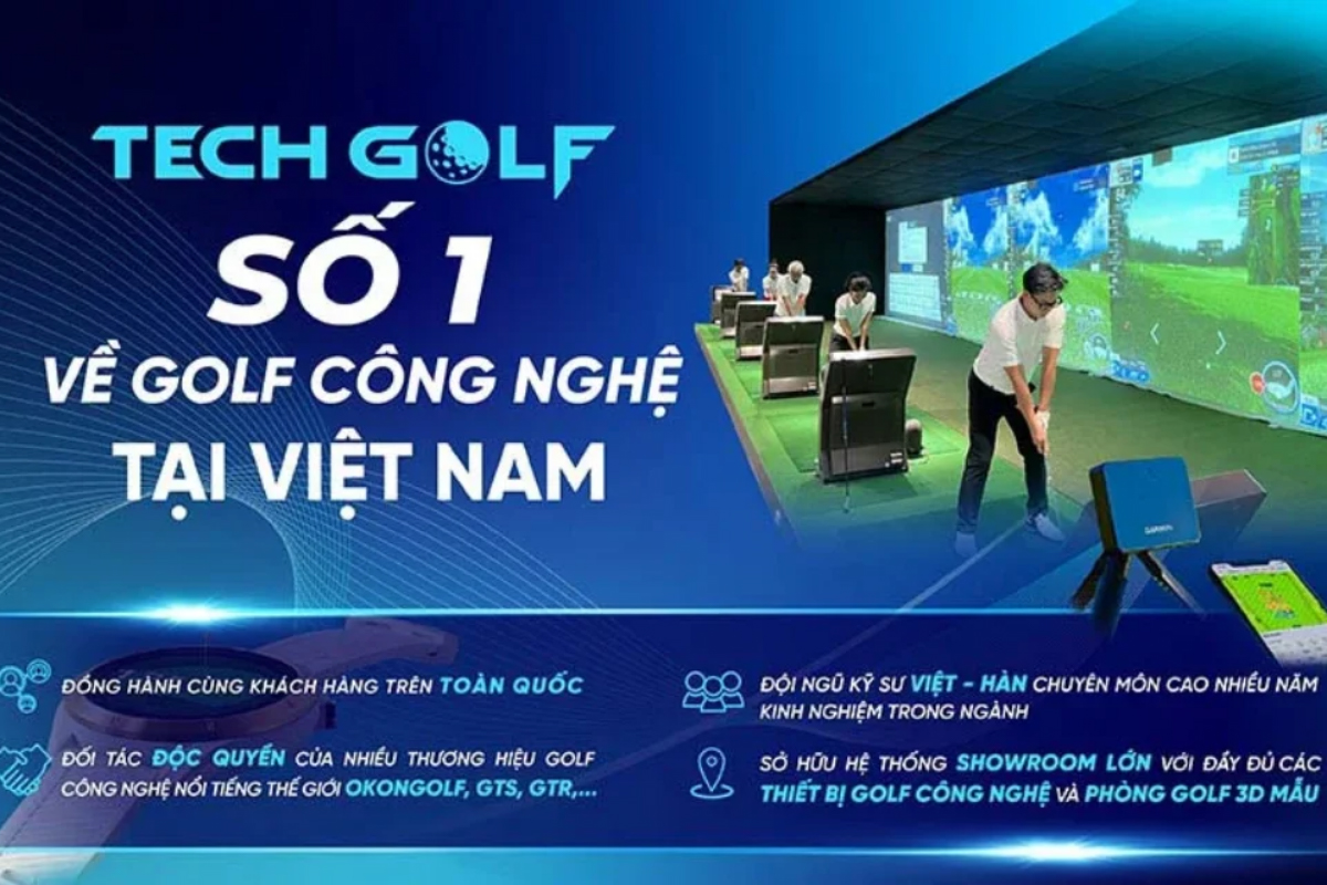 Techgolf là đơn vị trhi công và lắp đặt phòng golf 3D hàng đầu tại Việt Nam