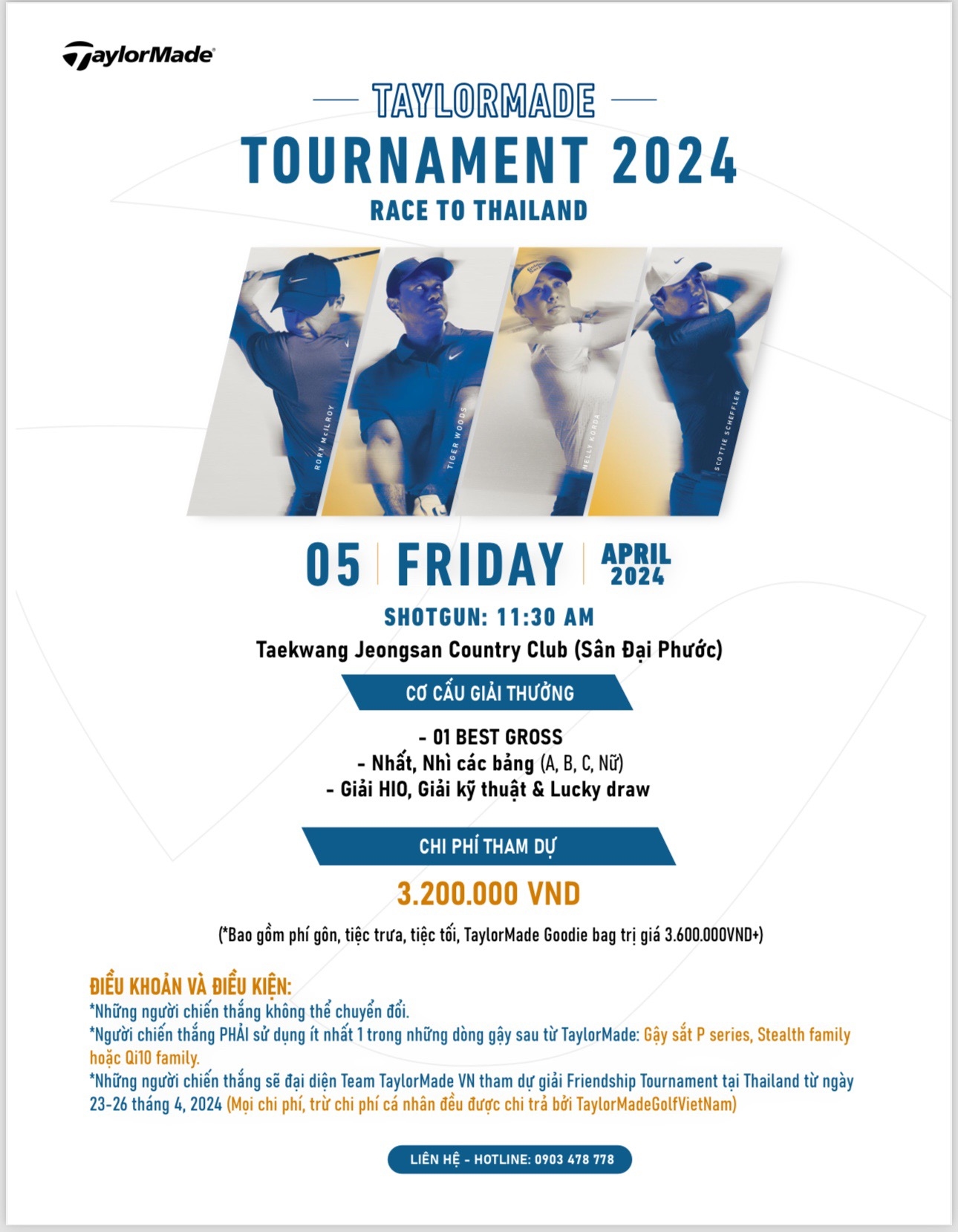 Giải golf TaylorMade Tournament 2024