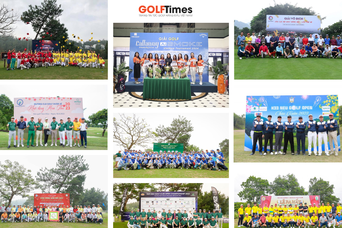 Sân golf Tam Đảo - nơi đăng cai tổ chức rất nhiều giải golf lớn nhỏ tại Việt Nam