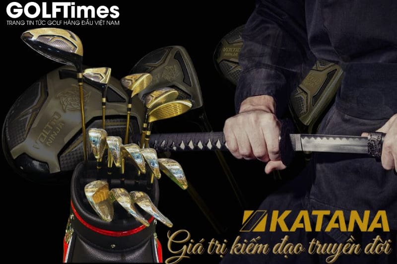 Từng cây gậy golf Katana đều được thiết kế tinh tế, tỉ mỉ