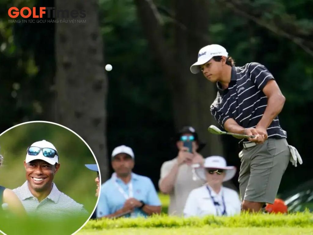 Nguyễn Anh Minh vượt mặt 200 đối thủ, bao gồm con trai huyền thoại Tiger Woods để lọt vòng loại R64 tại US Junior Amateur 2024