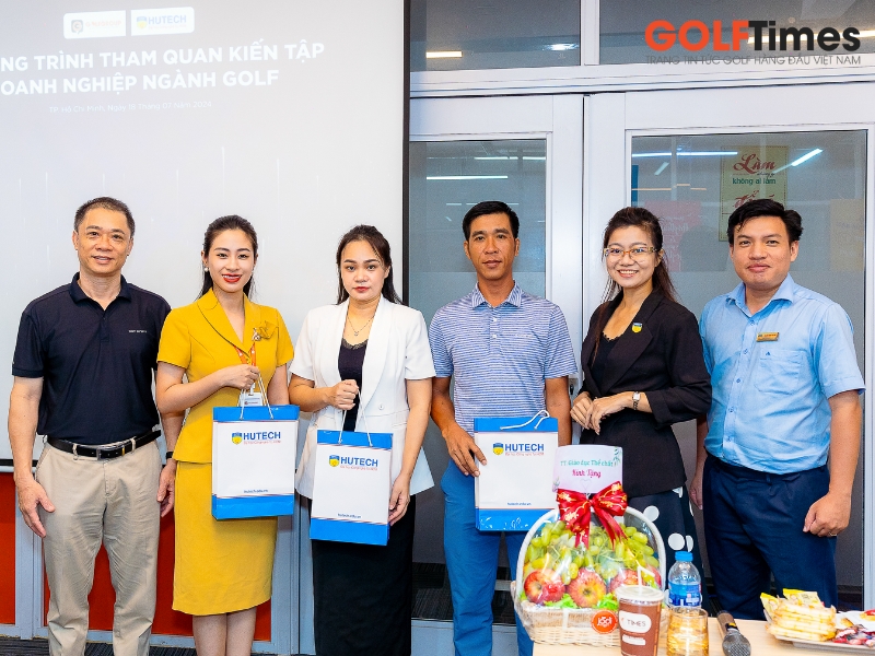 Đại Học HUTECH Đưa Sinh Viên Ngành Quản Lý Thể Thao Tham Quan Kiến Tập Tại Tập Đoàn Golfgroup