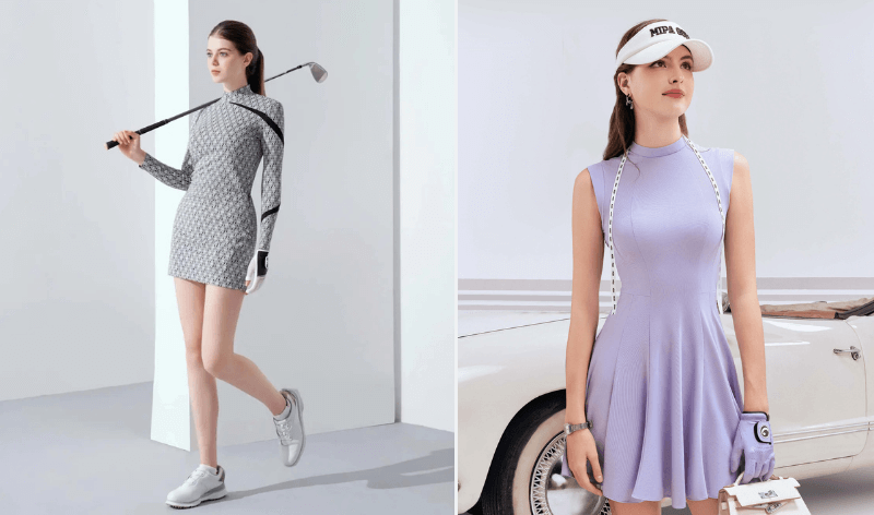 Váy golf liền thân hợp cho những cô nàng cá tính và năng động