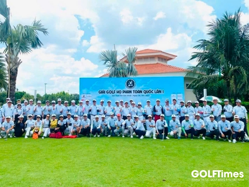 Giải golf họ Phan lần đầu tổ chức tại sân golf Tân Sơn Nhất