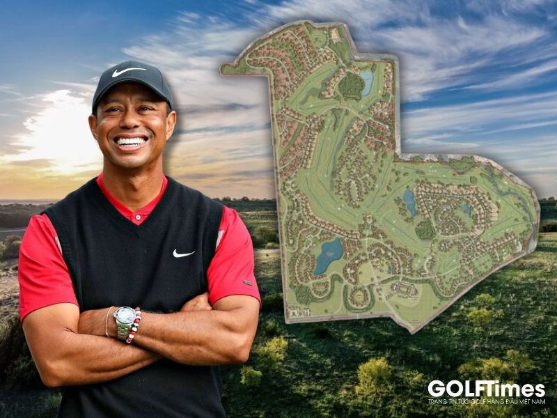 Tiger Woods công bố kế hoạch thiết kế sân golf Bluejack Ranch