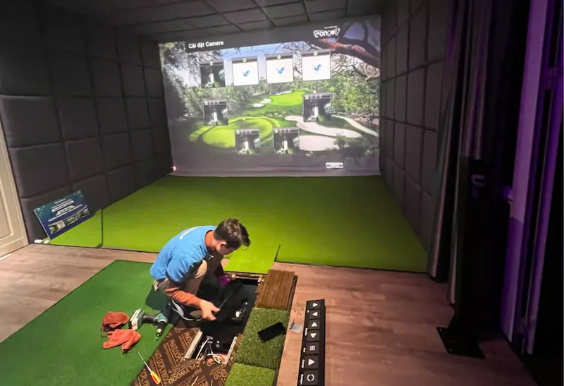 TechGolf - đơn vị có nhiều năm kinh nghiệm trong cung ứng, lắp đặt màn hình golf và phòng golf 3D